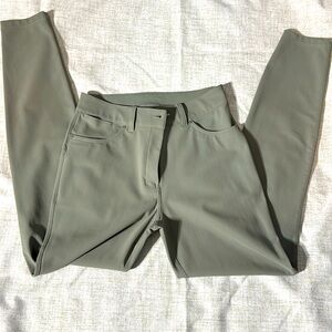 Lululemon City Sleek Slim-Fit 5 Pocket High-Rise Pant. Sage Grey. Size 29.